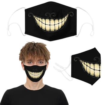 

Alice in Wonderland We're All Mad Here Face Mask Cosplay Adult Dustproof Masks