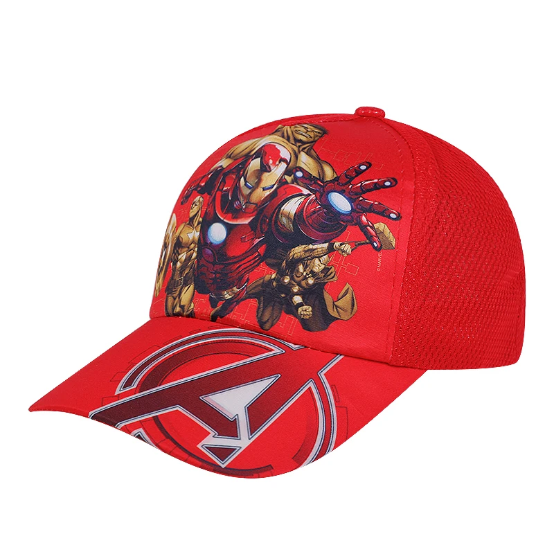 Disney Marvel Children's Hat Avengers Spider-Man Kids Boys Girls Baseball Cap Adjustable Sun Hat Casual Hat 3-8 Years Old balmain baseball cap