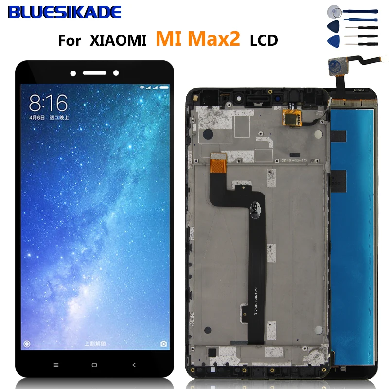 6.44&quot For Xiaomi MAX 2 LCD Display Touch Screen Digitizer Assembly MDE40 MDI40 Replacement Parts | Мобильные телефоны и