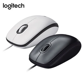 

Originele Logitech M100r Bedrade Kantoor Muis USB 1000 DPI Ergonomische Computer Muizen Universal Mini Muis