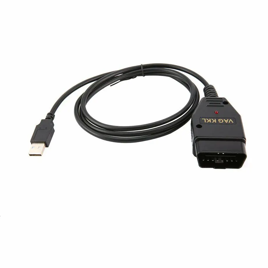 Диагностический инструмент USB кабель KKL VAG-COM 409,1 OBD2 Windows 7/8/Vista/XP диагностический сканер автомобильный универсальный аксессуар