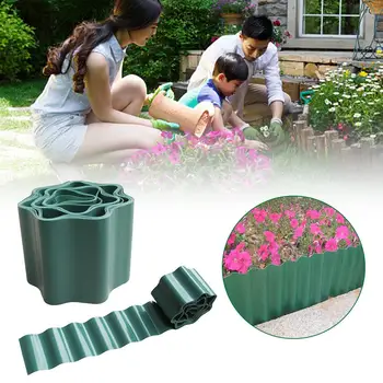 

Gardening garden flexible plastic grass fence road grass wall edge flower protection #CO