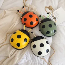 Ocardian сумка через плечо Детская сумка женская мультяшная маленькая сумка девочка сумка с божьей коровкой Дамская цепочка модная сумка-мессенджер однотонная сумка