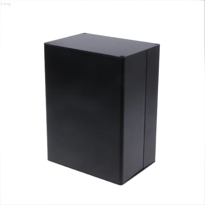 Алюминиевый корпус DIY проект чехол распределительная коробка 155x120x83 мм черный