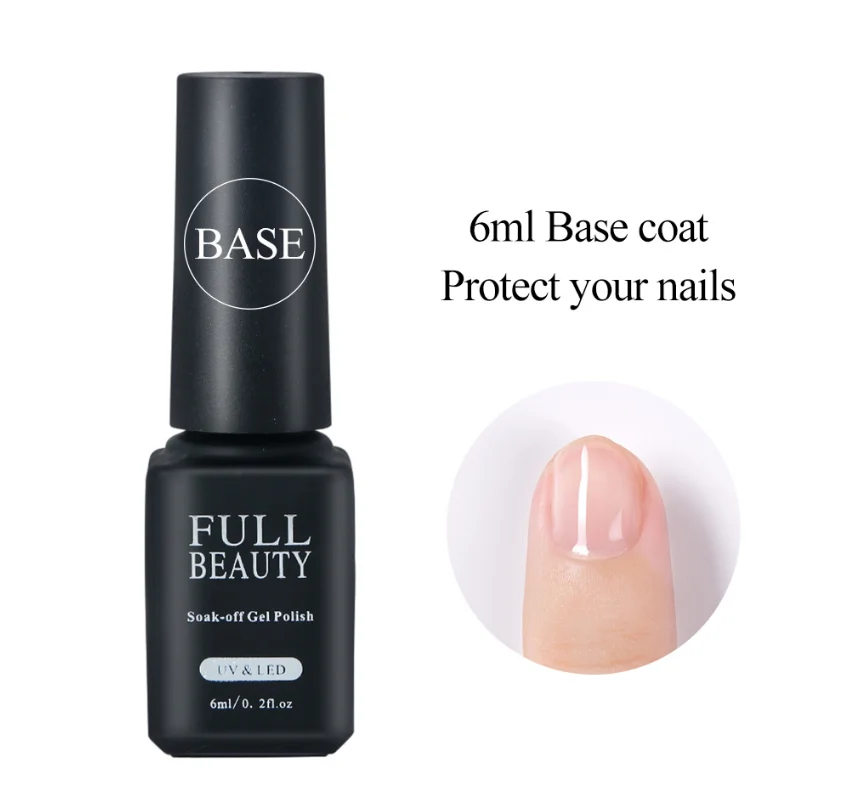 Base coat 6 мл Коричневая серия лак для ногтей Гель-лак каштан Краски Гель-лак Soak Off Гель для ногтей гелем uv лампа длительного действия ногтей маникюр LYCB01-06 - Цвет: Base coat
