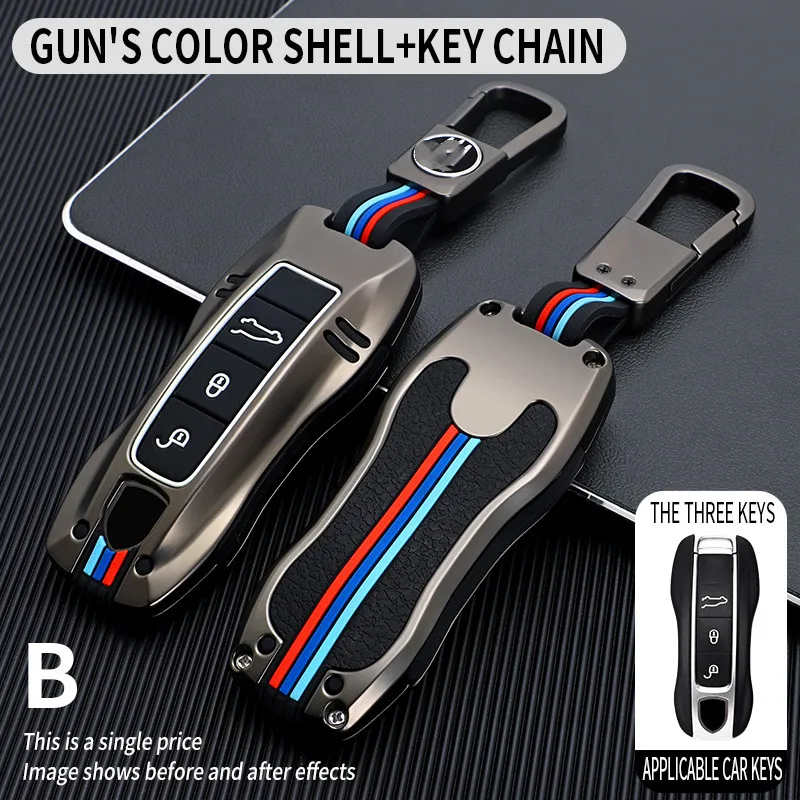 Car key case for porsche cayenne 958 911 lepin 996 macan panamera 997 944 924 987 987 gt3 cayman 987 auto holder shell cover