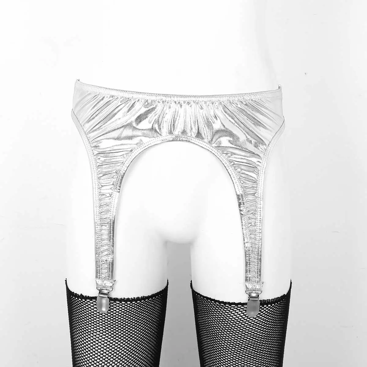 Portejarretelle,Jarretelles Gothiques pour Femme,Lingerie Brillante D