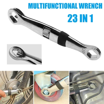 

Multi-function Wrench 23 in 1 Flexible Type Wrench 4-19mm Adjustable Hand Tool Non-slip Best Price