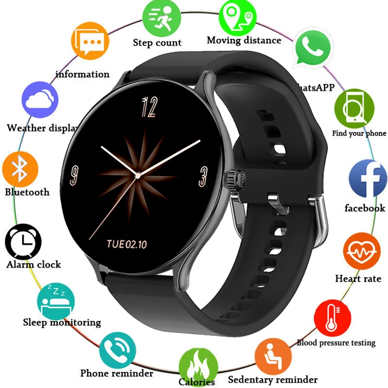 

2020 neue Farbe Bildschirm Smart Uhr Frauen mÃ¤nner Voller Touch Fitness Tracker Blutdruck Smart Uhr Frauen Smartwatch fÃ¼r Xiaomi