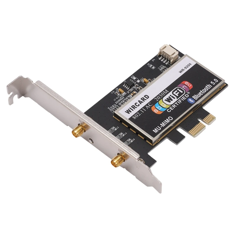 WIRCARD для настольного ПК Intel AX200 WR-9200 2974M 2,4G/5G BT5.0 PCI-E беспроводная карта+ удлиненная антенна двухдиапазонная wifi карта