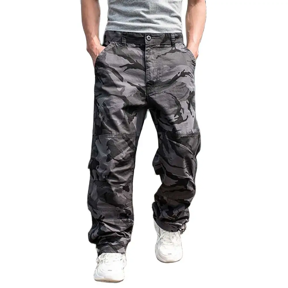 CamouflageCargoPantsMenCasualMilitaryArmyStylePantsTactical