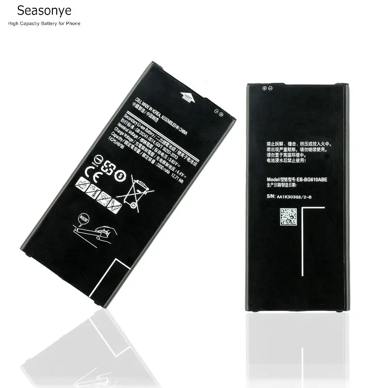 Сменный аккумулятор для телефона Samsung Galaxy J6 Plus + J6PLUS J610F J4 J4PLUS J415 Core J410 J7