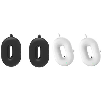 

4pcs Personal Wearable Air Purifier Necklace Mini Portable Air Freshner Ionizer Negative - 2Pcs Black & 2Pcs White