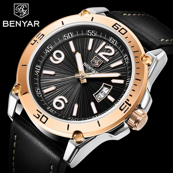 

BENYAR Top Luxury Brand Watch Men Sport Wristwatch Quartz Business Waterproof Military Mens Watches relogio masculino Dropship