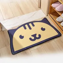 Полукруглый мультяшный узор Коврик для прихожей Противоскользящий водоотталкивающий напольный коврик для двери, пола, гостиной, кухни, ванной