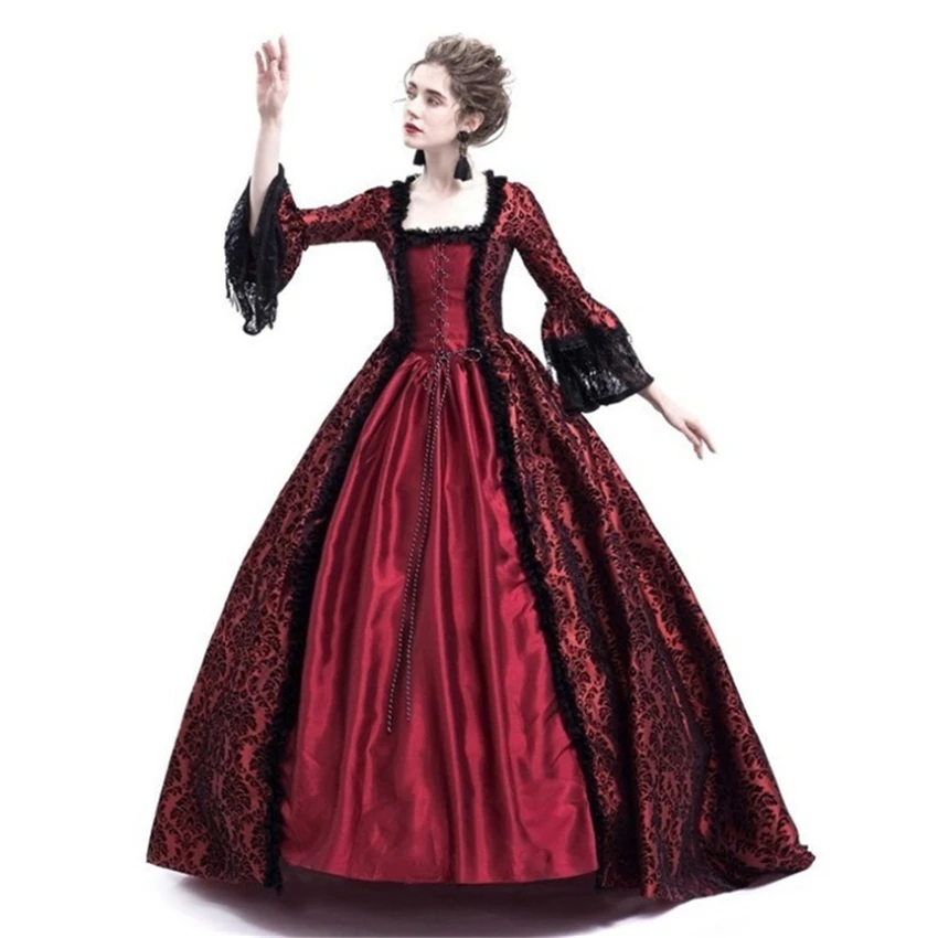 Abito da ballo principessa medievale donna costumi Cosplay di Halloween  abito da corte palazzo di carnevale abiti da sera da sposa Vintage da  donna| | - AliExpress