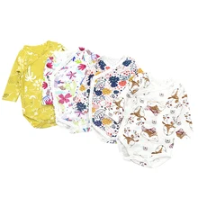 Размер от 0 до 24 месяцев Детские боди с длинными рукавами, с принтом, на весну-осень для новорожденных, комбинезон для маленьких мальчиков, одежда для маленьких девочек Одежда для новорожденных Размер от 0 до 24 месяцев Детские боди с длинными рукавами, с принтом, на весну-осень для новорожденных, комбинезон для маленьких мальчиков, одежда для маленьких девочек Одежда для новорожденных