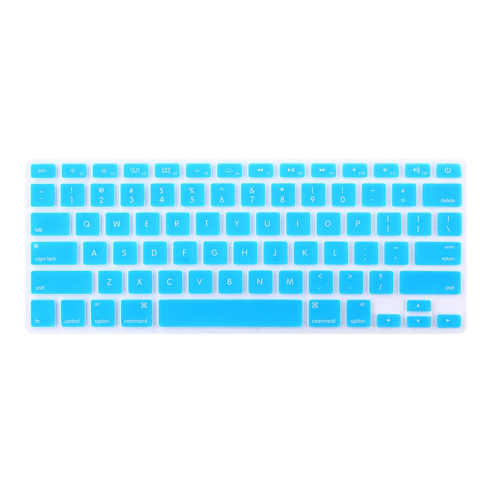 Силиконовый защитный чехол для клавиатуры Apple Pro 13 15 17 Pro Air, мягкие наклейки на клавиатуру, 4 цвета