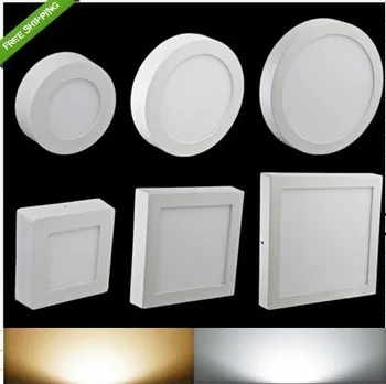 

10pcs/lot Surface LED Ceiling Light Ceiling Panel Light Down Light 6W 12W 18W