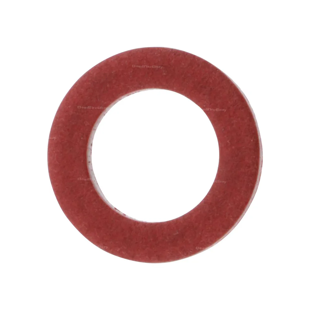 CloudFireGlory 90430-08020-00 90430-08003 10Pcs Lower Unit Oil Drain Screw Gasket Red Plastic For Yamaha 1984-