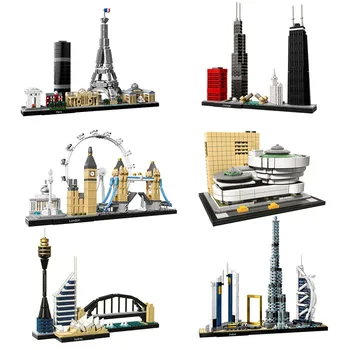 

NEW City Creator House Street View Sets Classic Urban Architecture Shanghai Model Building Blocks Children's Toys