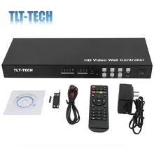 Contrôleur mural vidéo 3x3 2x2 1x4 3x1, HDMI, VGA, AV, entrée USB, pour écran LCD LED, avec fonction cascade