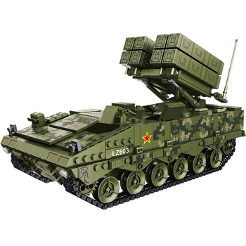 

1561Pcs MOC Military Anti-Tank Missile Building Blocks Battle Armored Tank Army Weapon Model Bricks Toys Gift Decor