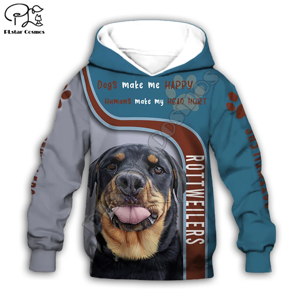 

PLstar Cosmos 3d Print Newest Doggy Hoodie Kids Boys/Girls Sweatshirt Zipper Hooded Funny Animal Casual Children’s Wear Style-6