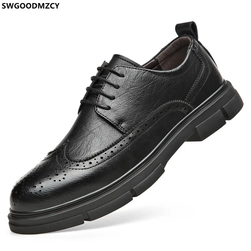 

Brogue Shoes Men Italiano Sapato Formal Shoes Men Office Shoes Men Casuales Business Suit Wedding Dress Coiffeur Fashion Zapatos