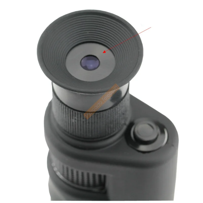 High precise 400X Fiber Optic Inspection Optical Microscope Handheld with 1.25 & 2.5mm Adapters Black Color 