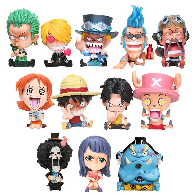 ワンピースアクションフィギュア 8cm Gk Bwfcルフィaceチョッパーゾロヴィンスモーク サンジ サボ フランキー ウソップナミ Pvcおもちゃ Action Figures Aliexpress