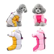  Winter Dog Clothes Thick Warm Snowsuit For Small Dogs Waterproof Puppy Pet Jacket Coat Chihuahua Pug Jumpsuits Clothing 
