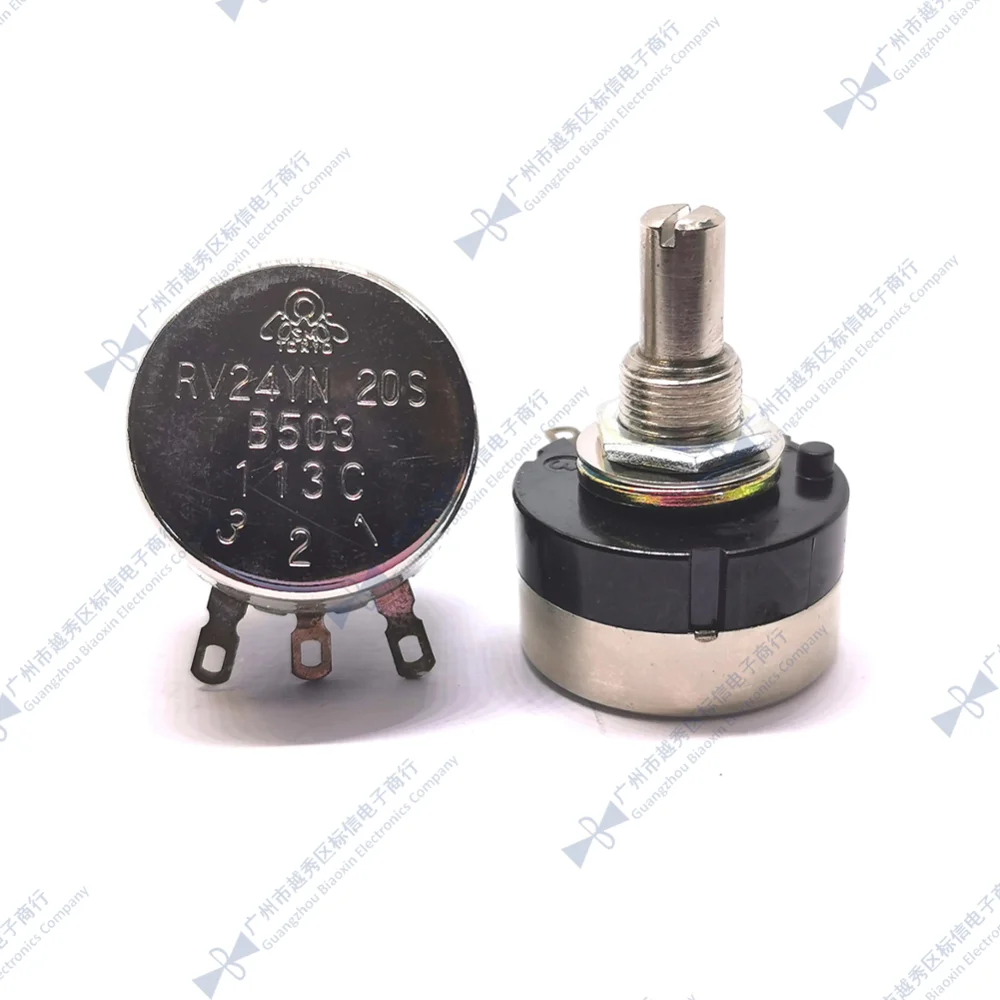 Регулятор скорости одноповоротный потенциометр RV24YN 500R/501 1K/102 50K/503 100K/104 500K/504 переключатель частоты