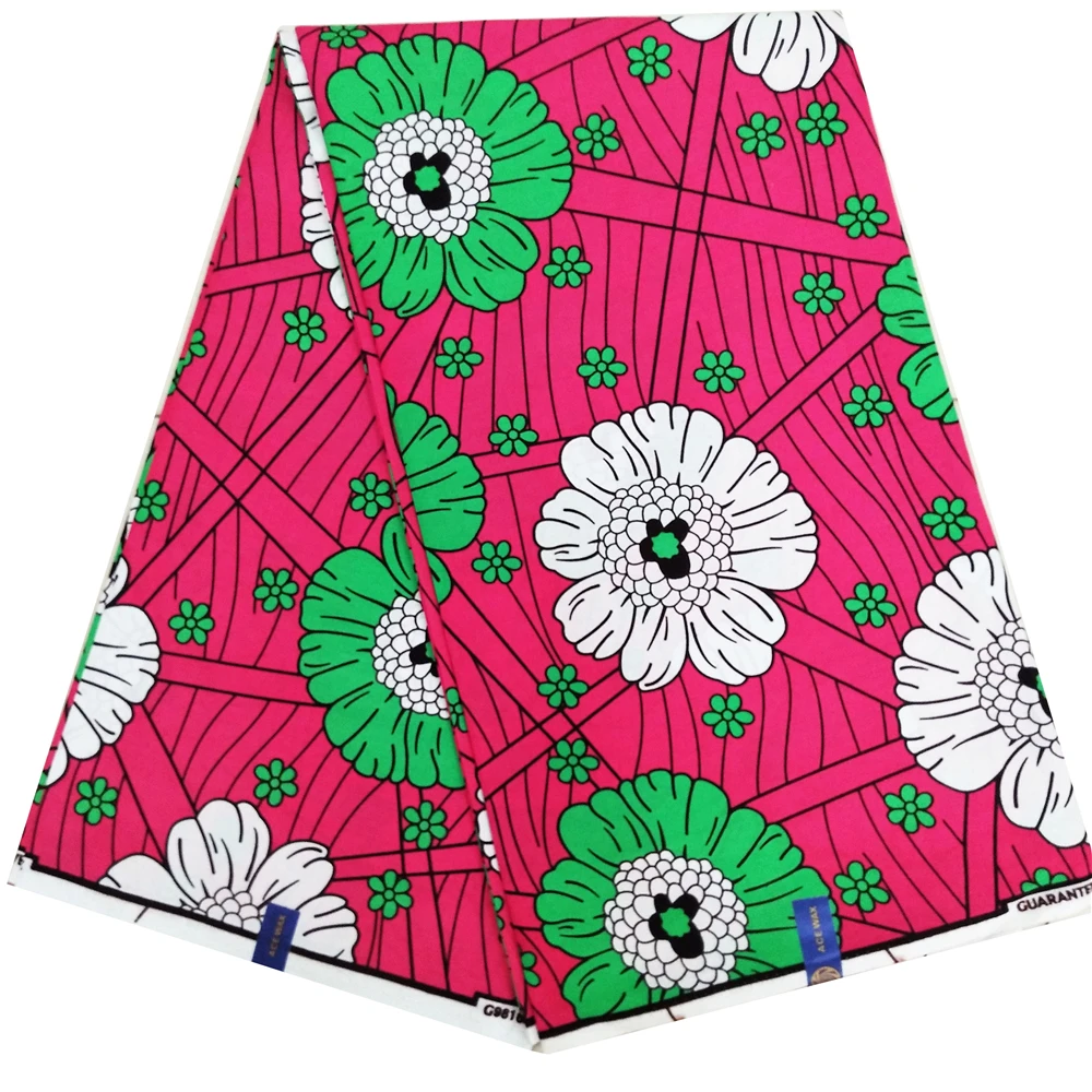 Последняя Мода хлопок настоящий голландский воск африканская ткань Воск Принт pagne высокое качество Анкара ткань воск ткани свадебное платье