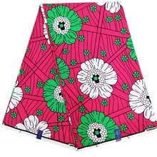 Последняя Мода хлопок настоящий голландский воск африканская ткань Воск Принт pagne высокое качество Анкара ткань воск ткани свадебное платье