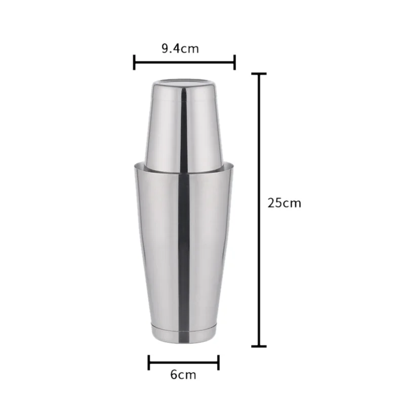 

Hot New 800Ml Stainless Cocktail Shaker Mixer Drink Bartender Tools Set with Wooden Rack