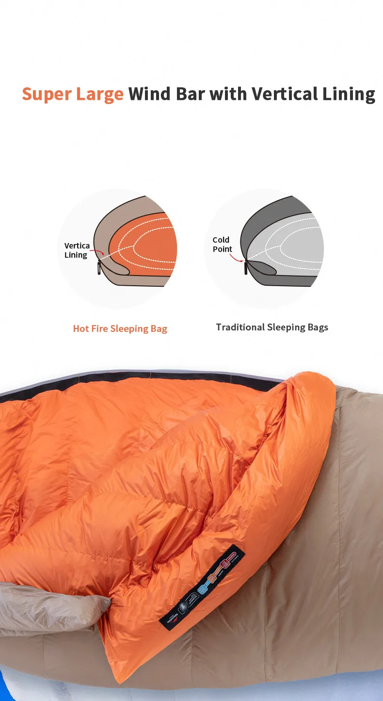 热火鹅绒木乃伊睡袋详情页_04