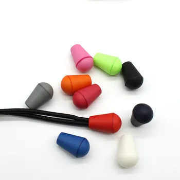 

AIJJU 100 Pcs DIY Cord Ends Bell Stopper With Lid Lock Colorful Plastic Toggle Clip For Paracord Clothes Bag Sports Wear Shoe