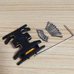 Support de plaque de Base en alliage d'aluminium pour châssis Axial SCX24 1/24 RC, pièce de rechange pour voiture 90081 