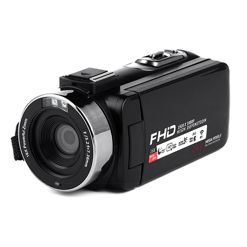 Видеокамера Wifi 1080P Full Hd Портативная Цифровая видеокамера 16X цифровой зум 3,0 дюймов ЖКД видеокамера с экраном