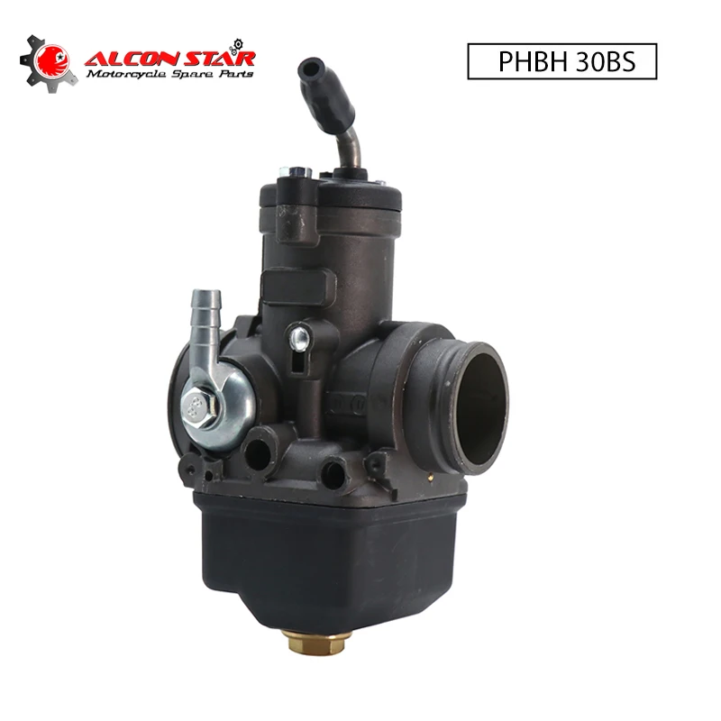 Alconstar- Phbh 30Bs Moto Carburatore Carb 4 Tempi Per Dellorto Phbh 30 Bs Per Polaris Trail Boss 250 Da Corsa 125-300Cc