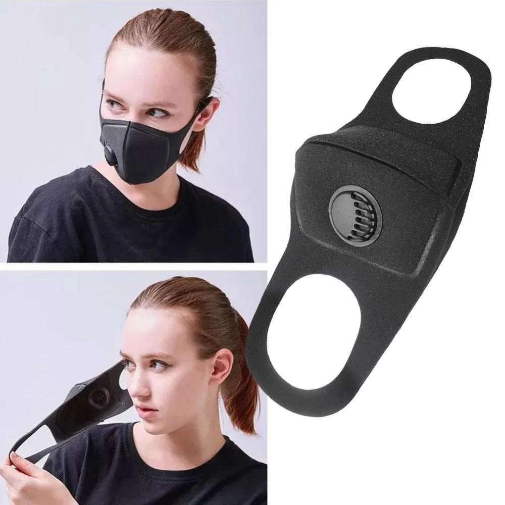 PM2.5 анти-Пылезащитная маска с активированным углем для лица, маска для рта, Ветрозащитная маска для рта, защищенная от бактерий, для ухода за здоровьем