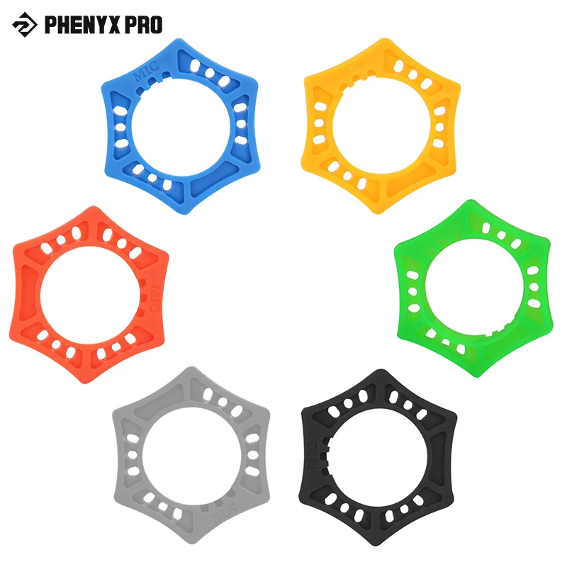1 Set Phenyx Pro Assorted Color Rubber Anti rolling Protection Rings