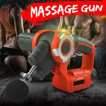 

Durable 16mm Orange Yoga Bodybuilding Percussive Massager Gun Massage Body Muscles Sports Knees Vibrating Therapy Device