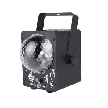 

RGB LED Crystal Disco Magic Ball With 60 Patterns RG Laser Projector DJ Party Holiday Bar Christmas DMX Stage Lighting Effect