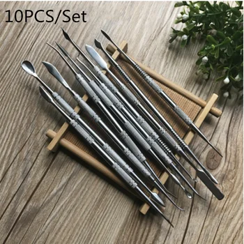 

10 pieces/set of stainless steel steel carving tools, polymer clay tools ceramic clay sculpture carving knife DIY carving tools