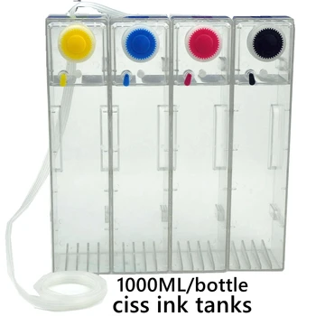 

Compatible ink-jet printer ink bottle 1000ml color cap bottle continuous ink supply system external bottle large capacity extern