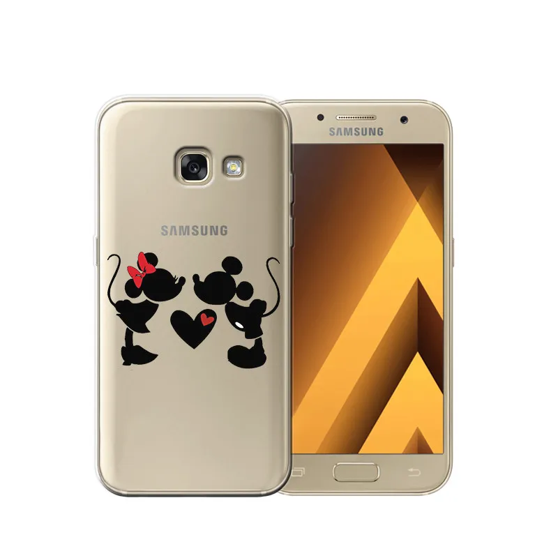 2353 С изображением кошек и собак из мультфильмов для samsung Galaxy A9 A8 A7 A6 A5 A3 A10 A30 A20 A50 A70 A60 A40 A20E чехол для телефона чехол Funda ETUI - Цвет: 2353