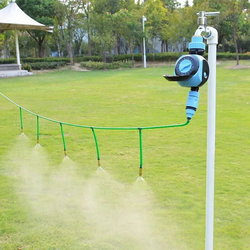 10 шт. Регулируемая запотевающая насадка для садоводства посыпать латунный полив Спринклерный опрыскиватель для оросительной системы