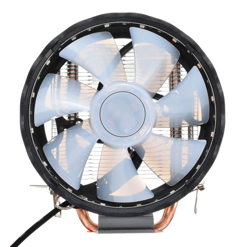 Кулер для процессора Светодиодный радиатор RGB охлаждающий вентилятор 3Pin